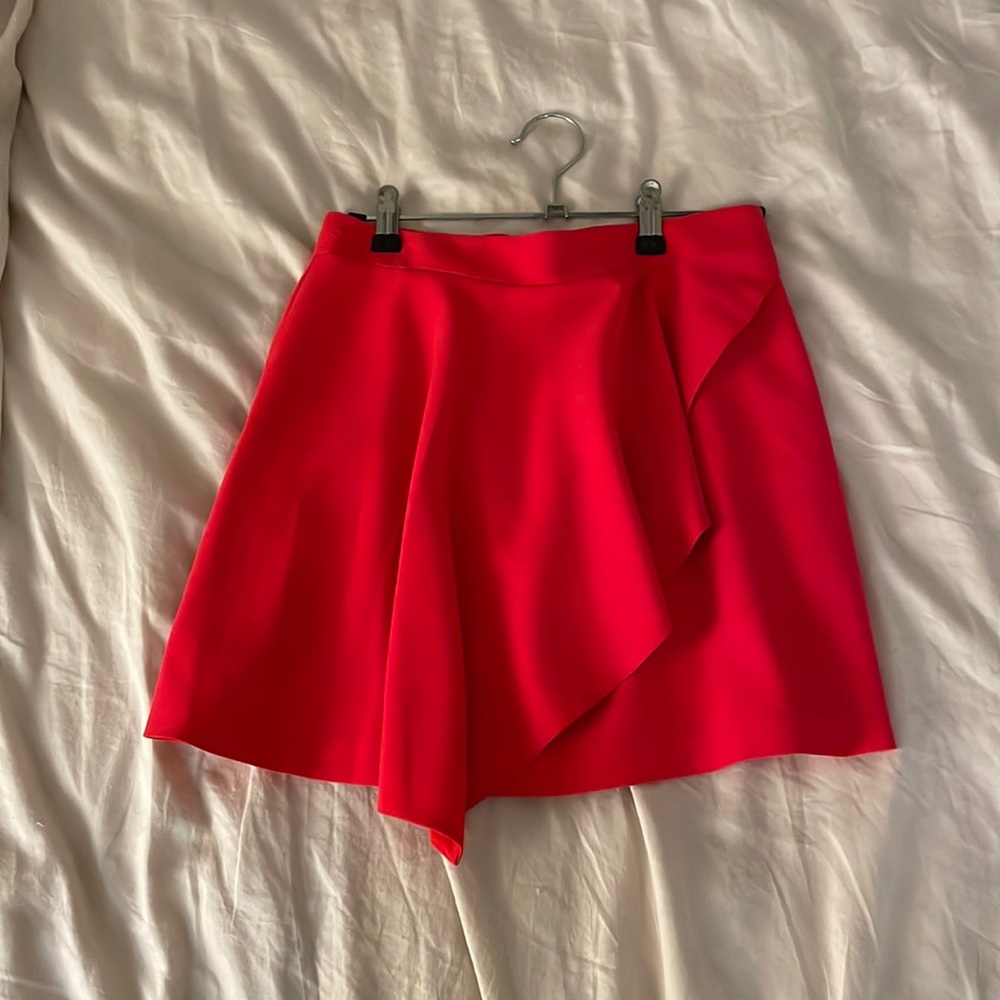 Alice and Olivia red skirt
